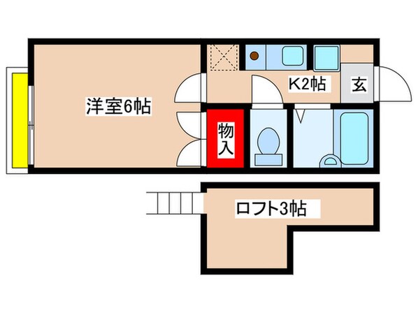 サンハイツ栗平の物件間取画像